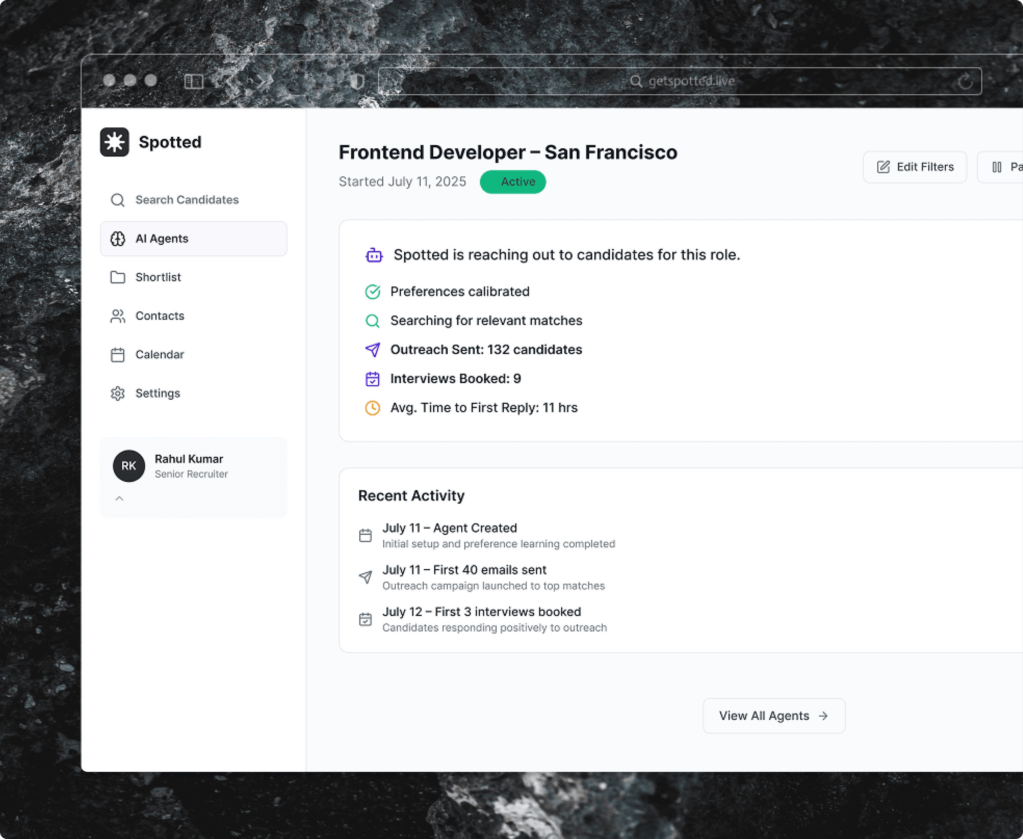 display of our product